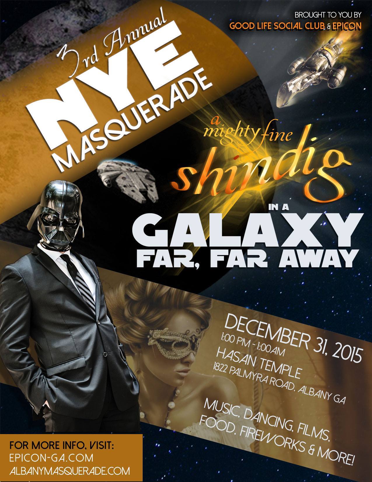 NYE Masquerade Albany, GA