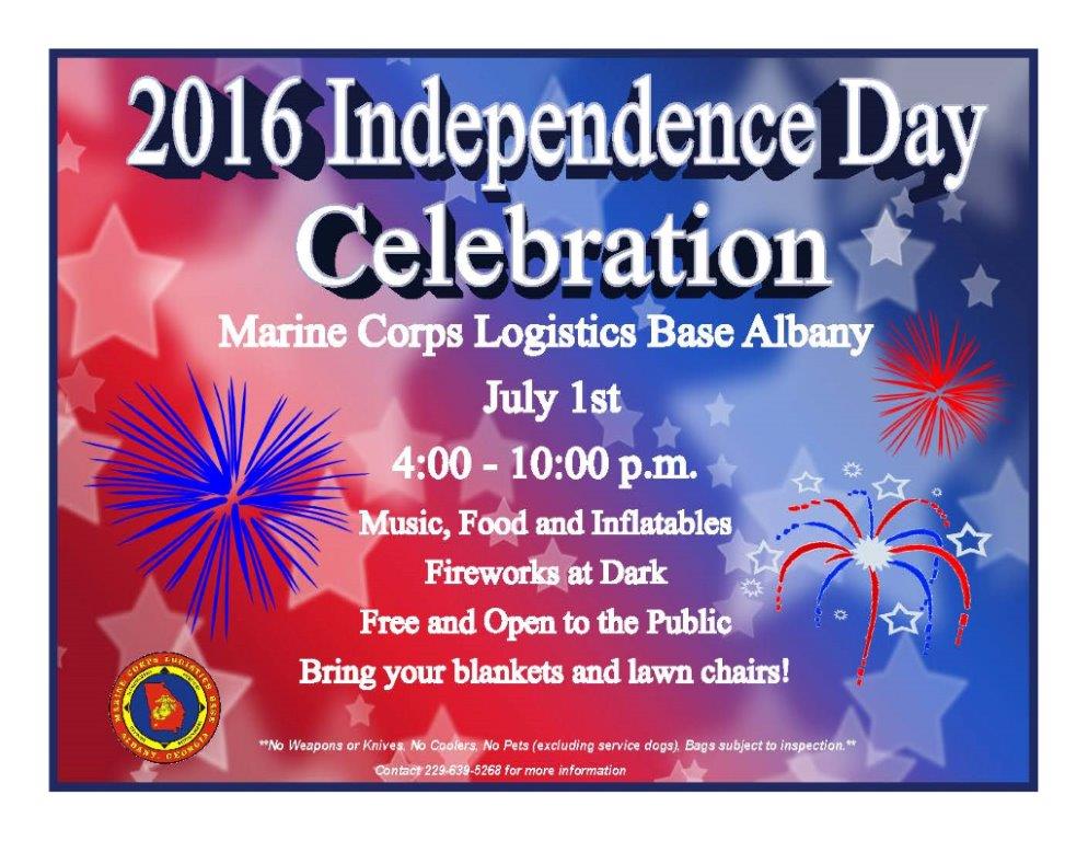 MCLB Albany Independance Day 2016